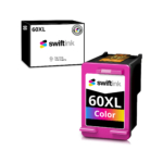 Remanufactured Replacement High Yield Tri-Color Ink Cartridge for CC644WN / HP 60XL