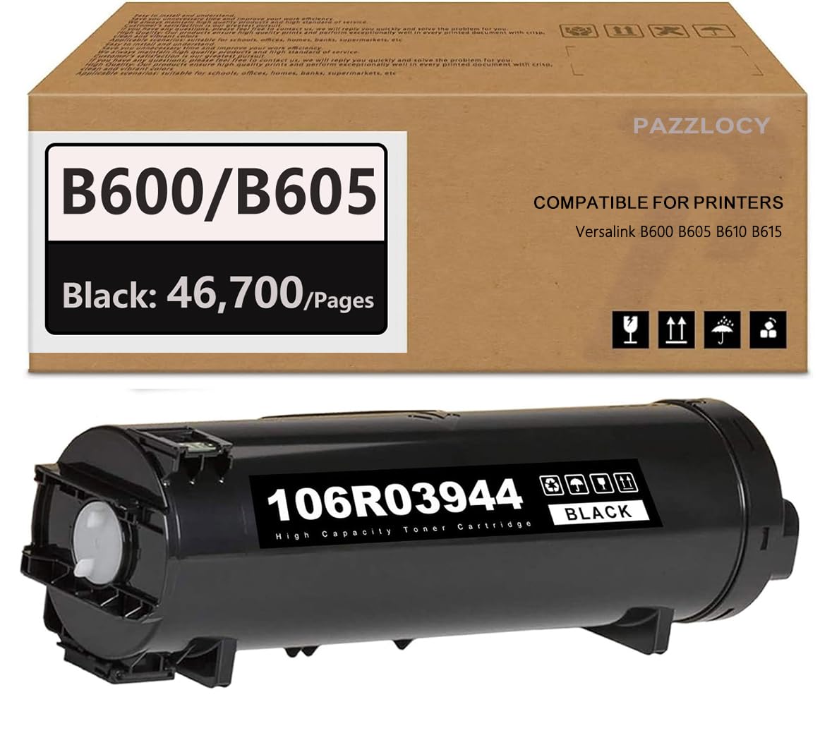 Compatible Xerox VersaLink B600/B605/B610/B615 Black Toner (106R03944) 46,700 pages