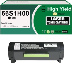 Compatible Lexmark 66S1H00 Black Toner Cartridge High Yield