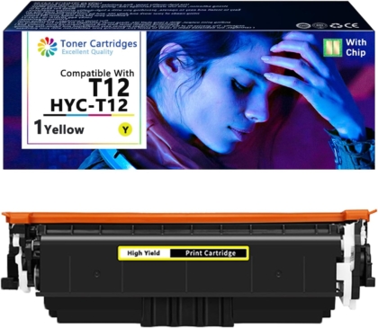 Compatible Canon T12 Yellow Toner Cartridge - 5095C005AA