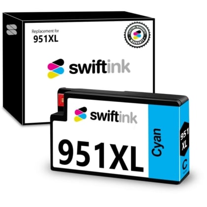 Remanufactured High Yield Cyan Ink Cartridge for CN046AN / HP 951XL