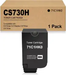 Compatible Lexmark 71C1HK0 Black Toner Cartridge - High Yield