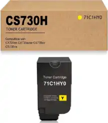 Compatible Lexmark 71C1HY0 Yellow Toner Cartridge - High Yield