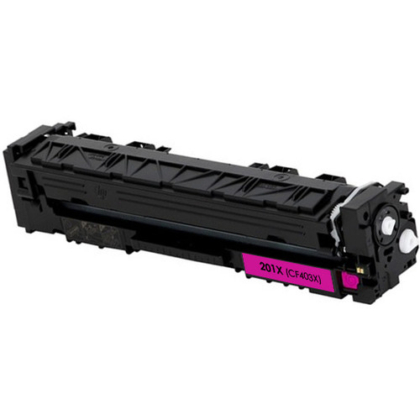 Compatible Replacement for HP CF403X (HP 201X) High Yield Magenta Laser Toner Cartridge