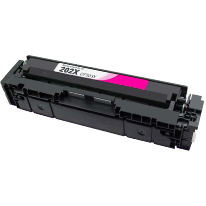 Compatible HP 202X Magenta CF503X Toner Cartridge (High Yield 2,500 Pages)