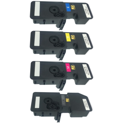 Compatible TK-5242 Series Kyocera (Black, Cyan, Magenta, Yellow) Set of 4 Toner Cartridges