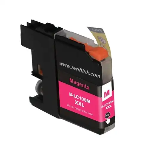 Compatible Brother LC105M Super High-Yield Magenta Ink Cartridge