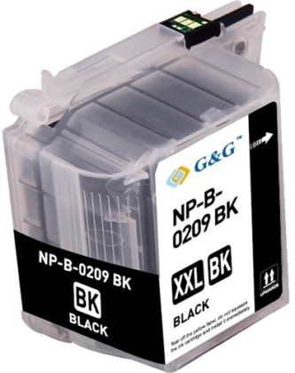 Compatible Brother LC209BK Super High-Yield Black Ink Cartridge