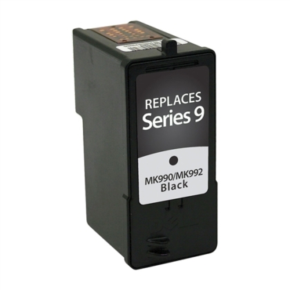 Remanufactured High Yield Black Ink Cartridge for Dell MK992 / MW175 (Series 9)