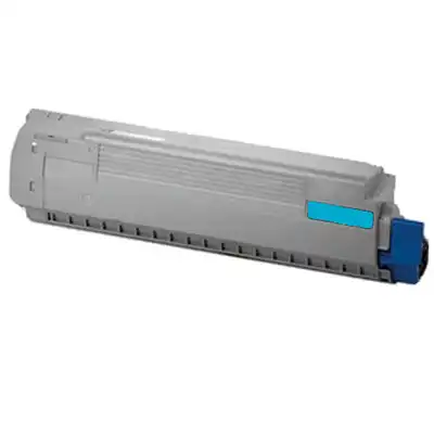 Remanufactured Okidata 44059215 Cyan Laser Toner Cartridge (10K Page Yield)