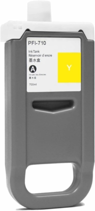 Compatible Canon PFI-710Y 2357C001 Yellow Ink Cartridge (700 mL)