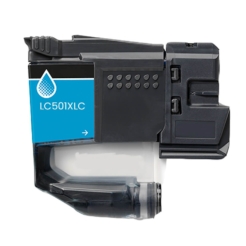 Compatible Brother LC501XLC High Yield Cyan Ink Cartridge