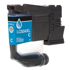 Compatible Brother LC504XLC High Yield Cyan Ink Cartridge