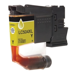Compatible Brother LC504XLY High Yield Yellow Ink Cartridge