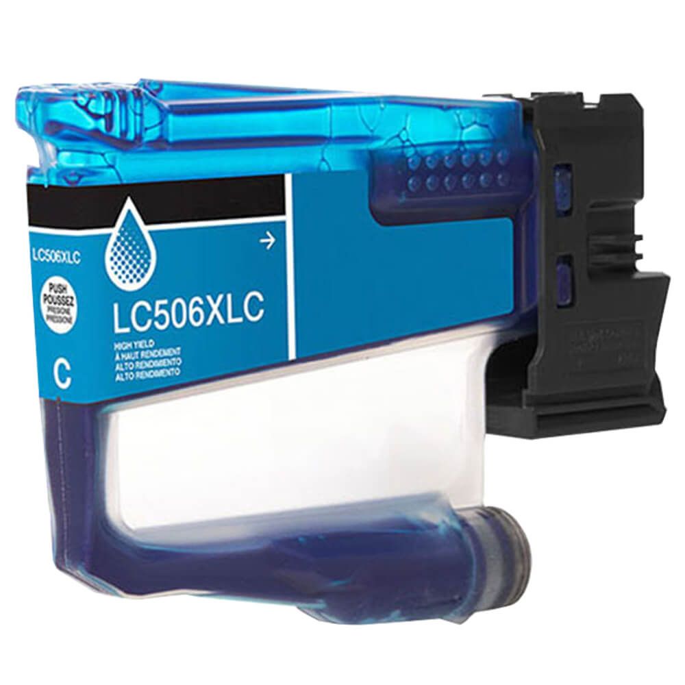 Compatible Brother LC506XLC High Yield Cyan Ink Cartridge