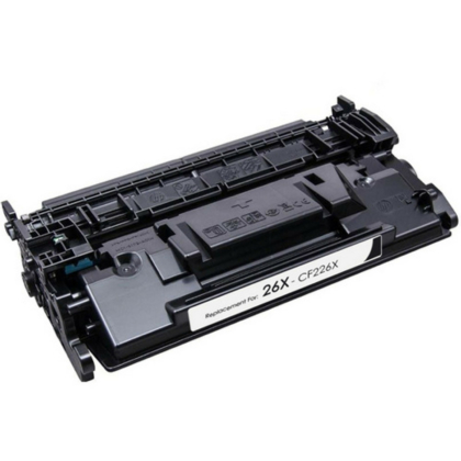 Compatible Replacement for HP CF226X (HP 26X) High Yield Black Toner Cartridge (9,000 Page Yield) (MICR Toner for Check Printing)