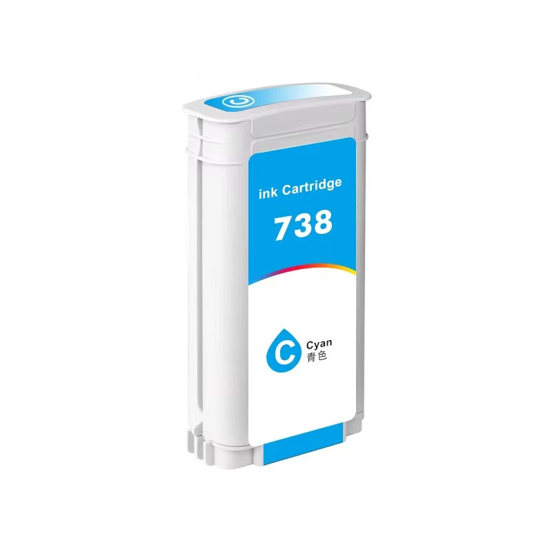 Remanufactured HP 738 Cyan DesignJet Ink Cartridge (130 ml)