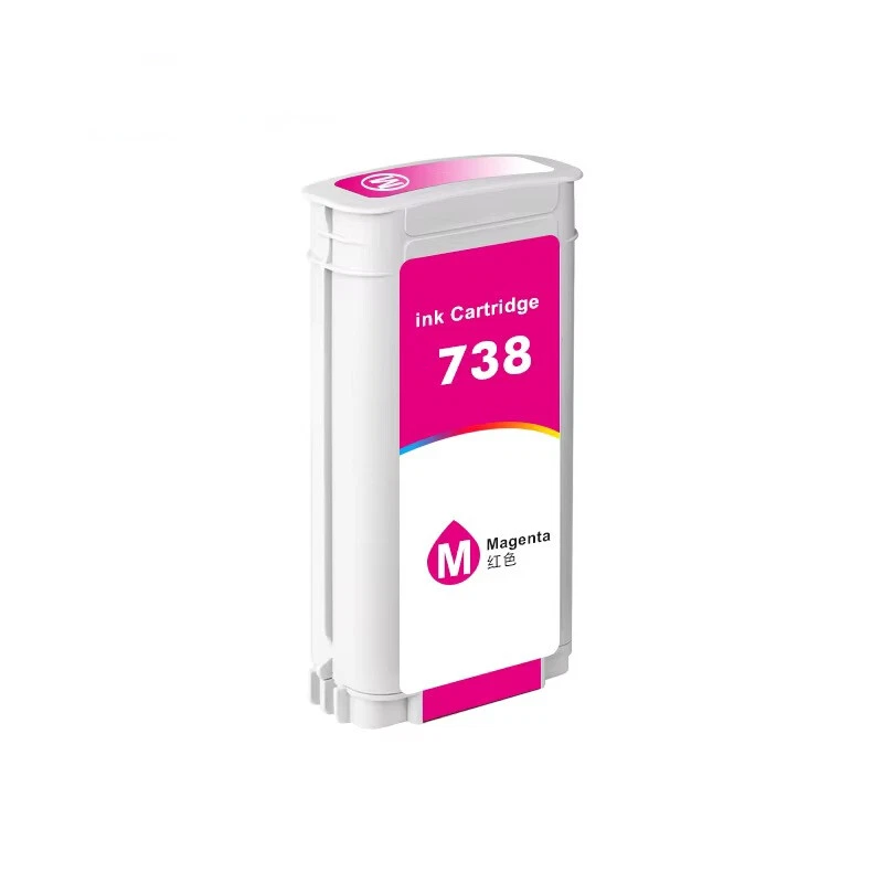Remanufactured HP 738 Magenta DesignJet Ink Cartridge (130 ml)